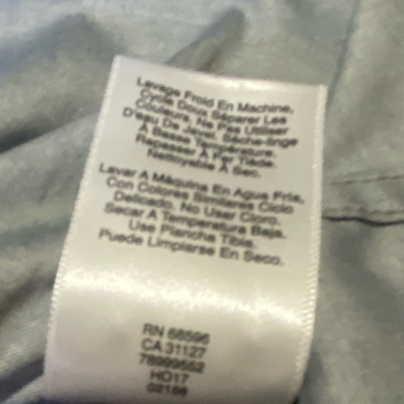 DKNY Mens Light Grey Cotton Lightweight Casual Office Party Slim Fit Shirt-XL - Picture 9 of 14